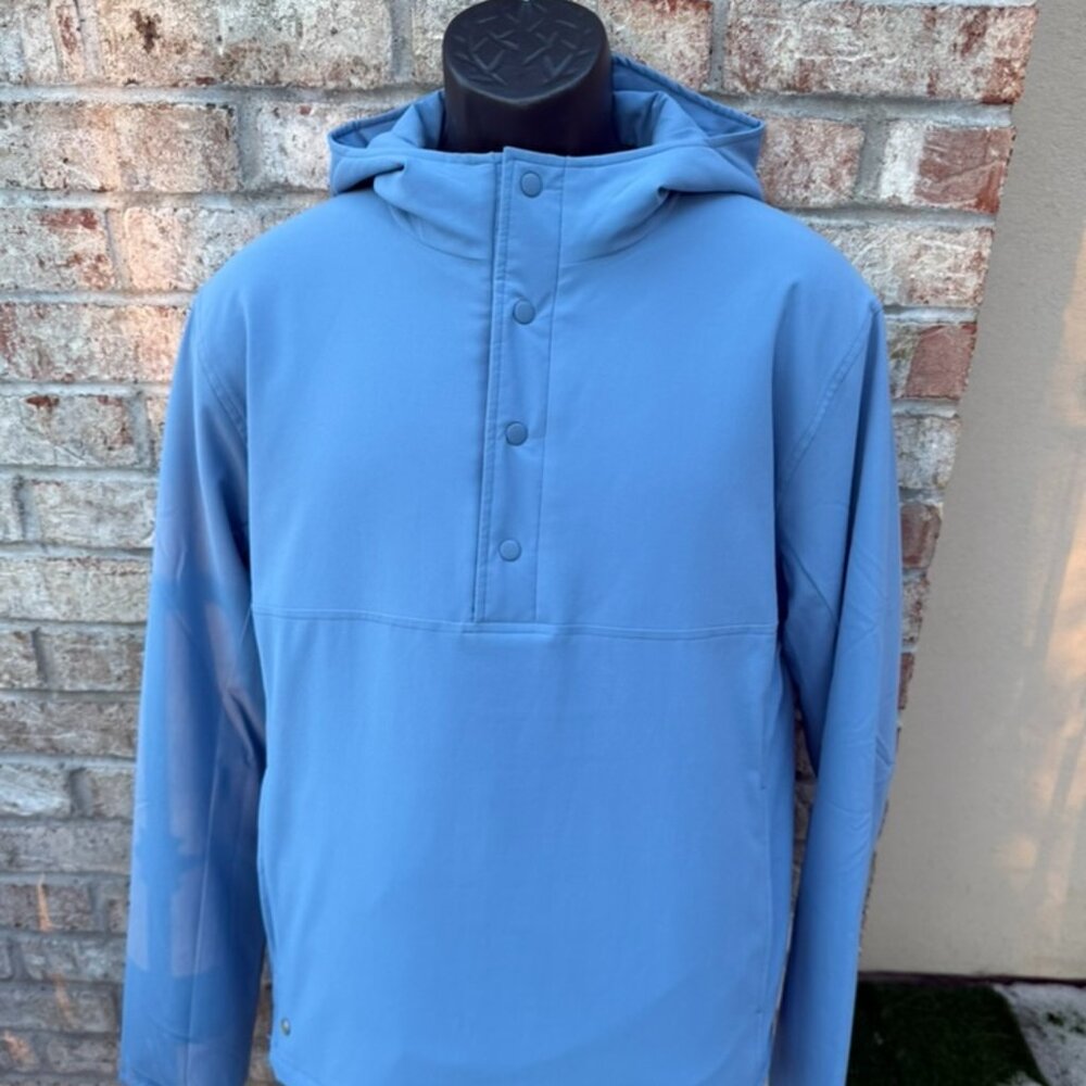 Peter Millar Approach Insulated Hooded Pull Over Sz M